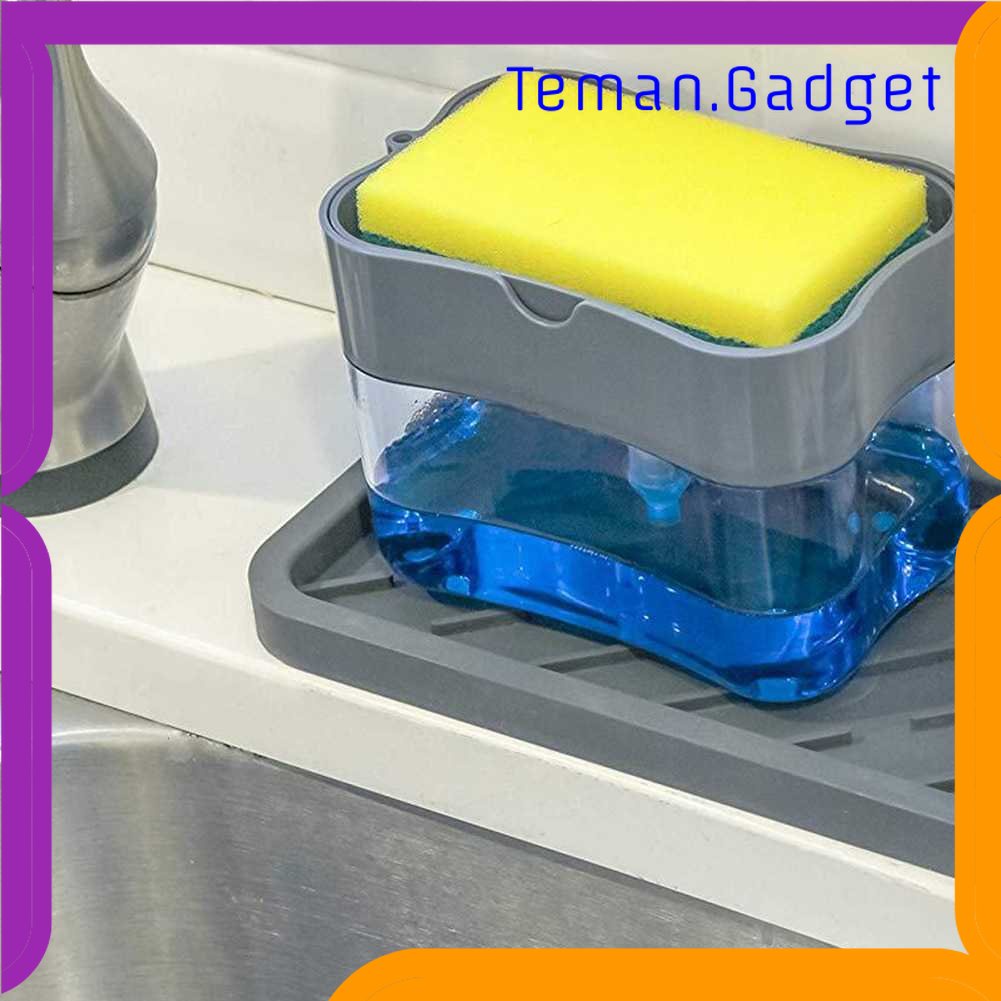 TG - DPR HOUSEEN Kotak Dispenser Sabun Cuci Piring Hand Push Sponge - O933