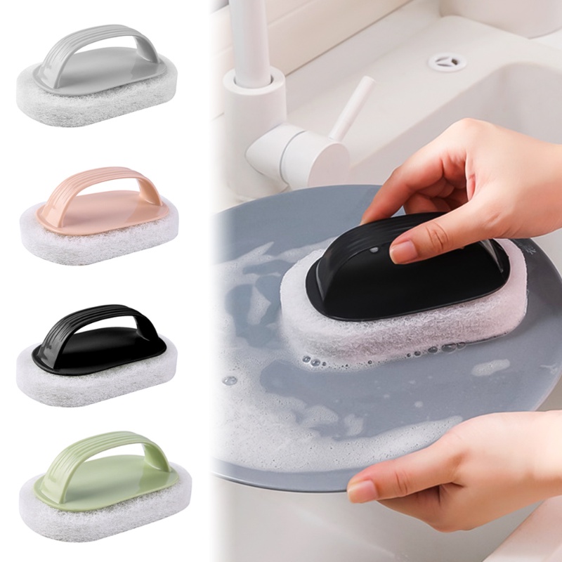 Magic Sponge Brush/Sikat Pembersih Slot Jendela Toilet Gadget Handle Keramik/Alat Pembersih Dinding Kaca