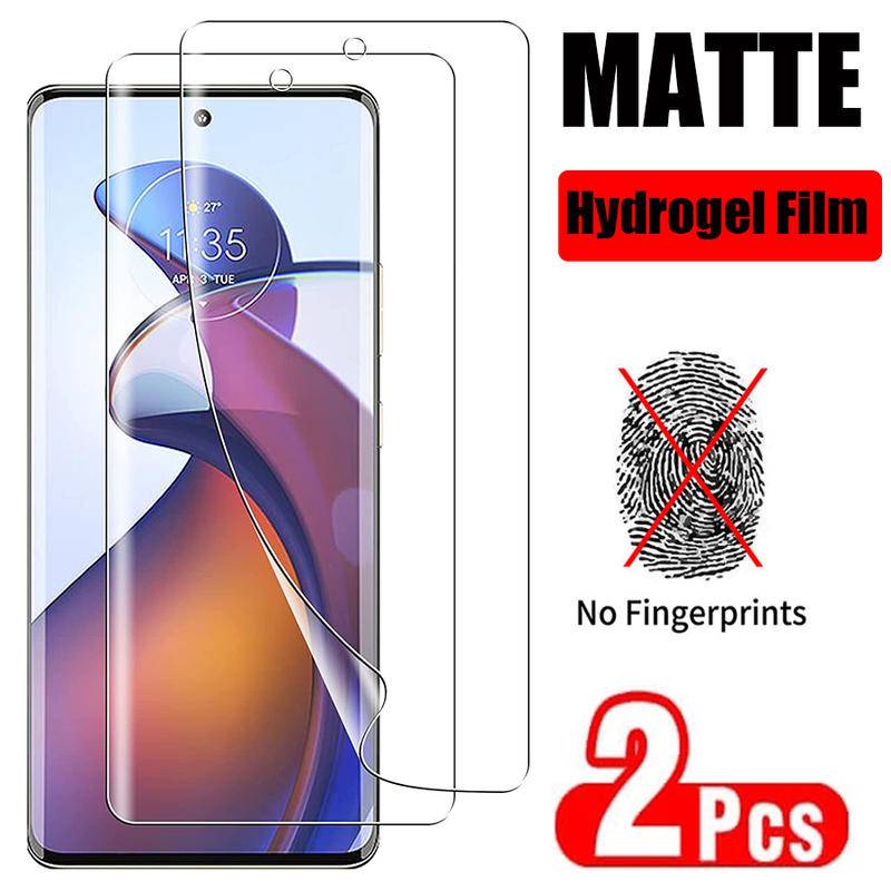 2pcs Pelindung Layar Matte Untuk Moto G13 G23 G53 G7 G72 G73 G82 X40 X30 Pro ThinkPhone Hydrogel Film Untuk Motorola Edge40 30 20 Pro Ultra Plus Moto G Power Stylus
