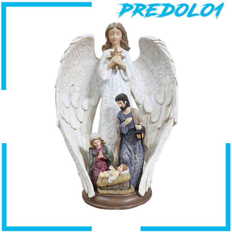 [Predolo1] Patung Pemandangan Kelahiran Patung Keluarga Kudus Untuk Pernikahan Meja Tengah