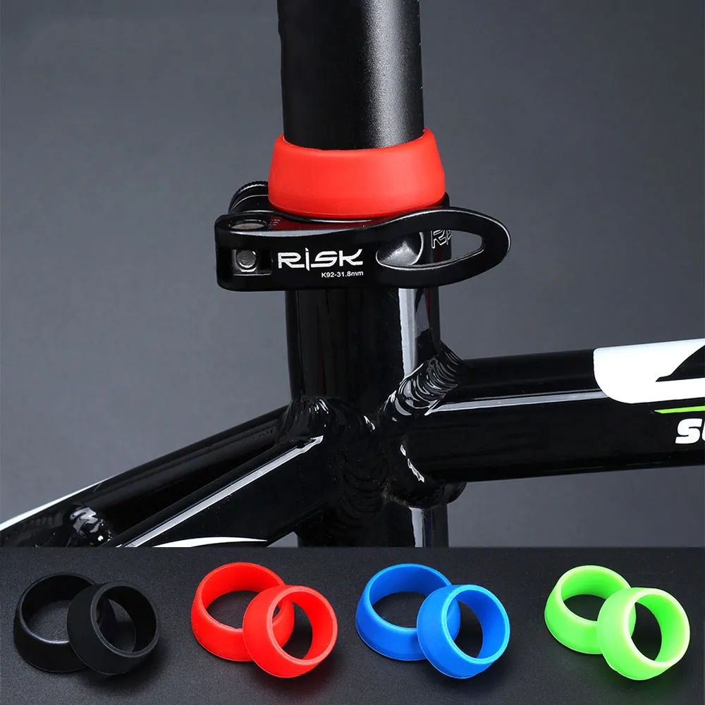 Mtb Sepeda Seatpost Pelindung Case Sepeda Engkol Pelindung Lengan Aksesoris Sepeda Posting Kursi Sepeda Silicon Ring Penutup Debu Bersepeda Kursi Tabung Waterproof Cover