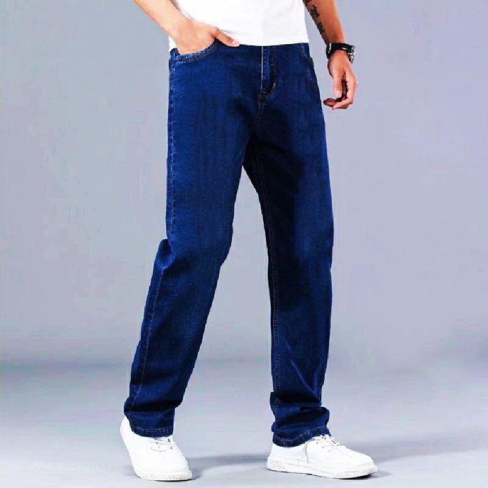 Celana Jeans Panjang Pria Denim Jumbo Size 27-37 - Kun Collection