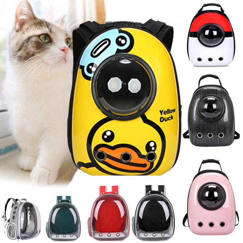 Tas kucing / Tas kucing Astronot Tas Gendong Kucing Tas Kucing Ransel Hewan Transparan Tas Hewan