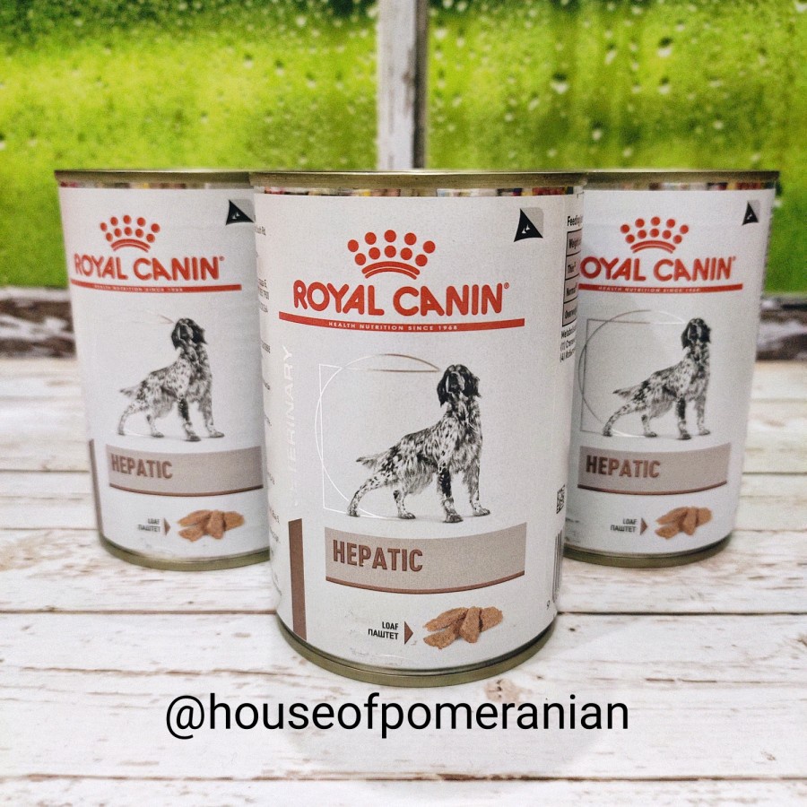 ROYAL CANIN vet HEPATIC dog food can wet makanan anjing 420GR