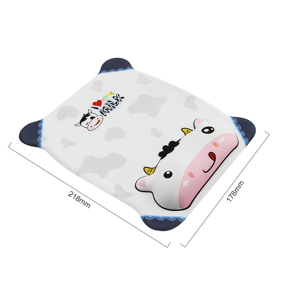 Lucu Kartun Silikon Gelang Mouse Pad Lembut Memory Foam Comfort Wrist Rest Support Mouse Mat