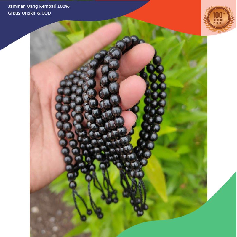 gelang akar bahar tunggal tali arus hitam model serut dim 6