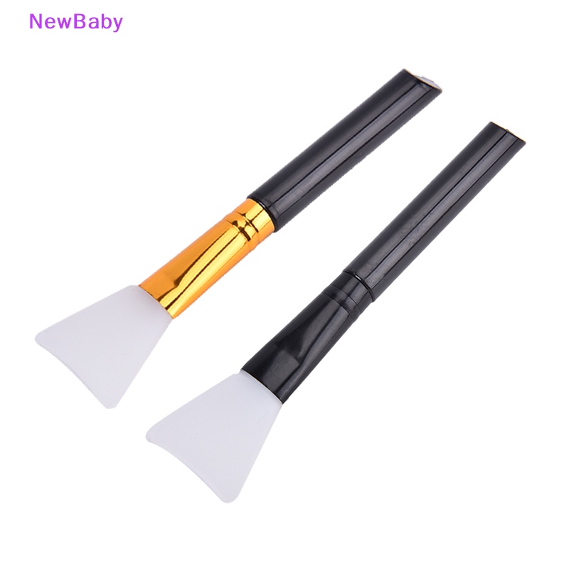 Newbaby 1Pcs Portable Hitam Kuas Makeup Wajah Masker Brush Silicone Gel DIY Alat Kecantikan ID
