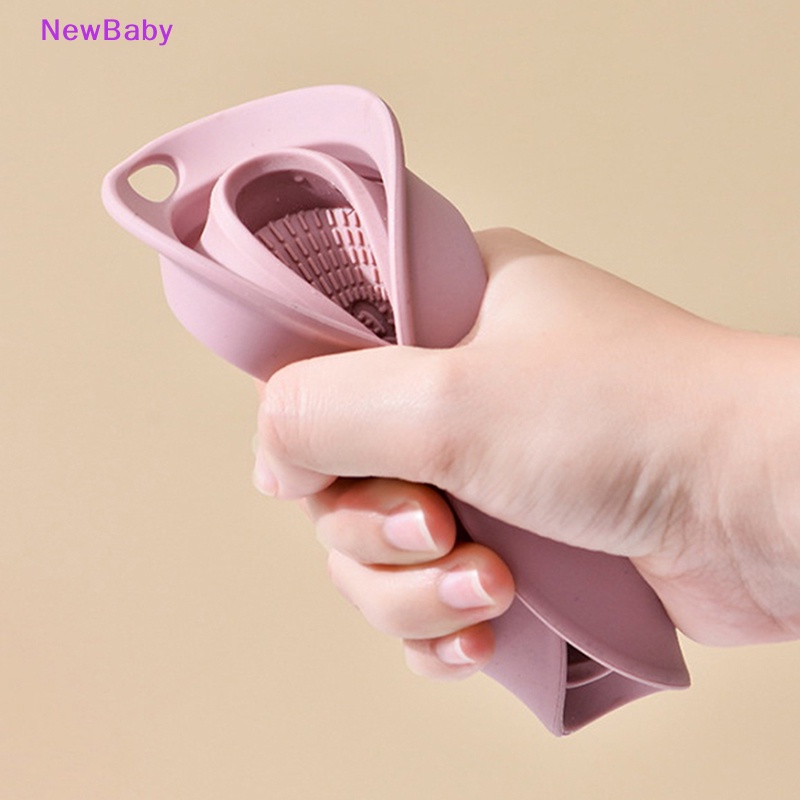 Newbaby Sikat Makeup Silikon Pembersih Mangkok Cuci Scrubber Papan Alat Alas Pembersih ID
