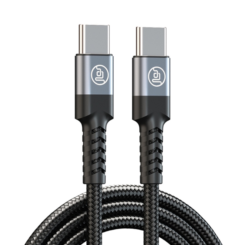 Vivi Kabel USB C to USB C Extra-Panjang PD 60W Tipe C Ke Tipe C Cable Fast Charge Braided Nylon USB C to USB C Charging Cor