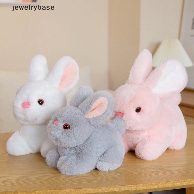 [jewelrybase] Fluffy Rabbit Plush Toy Boneka Kelinci Manusia Hidup Boneka Lembut Liontin Gantungan Kunci Butik