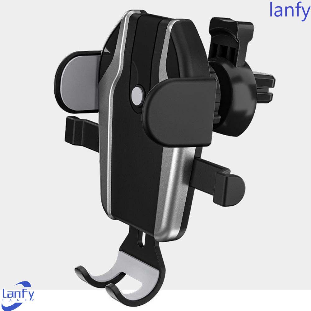 Lanfy Suction Cup Phone Holder Rotatable 360derajat ABS Adjustable Support Telescopic Smartphone Stand Dudukan GPS Mobil