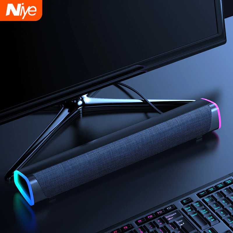 Niye V8 Bluetooth Soundbar Home Theater HiFi 3D Surround Clear Sound Low Noise - V8