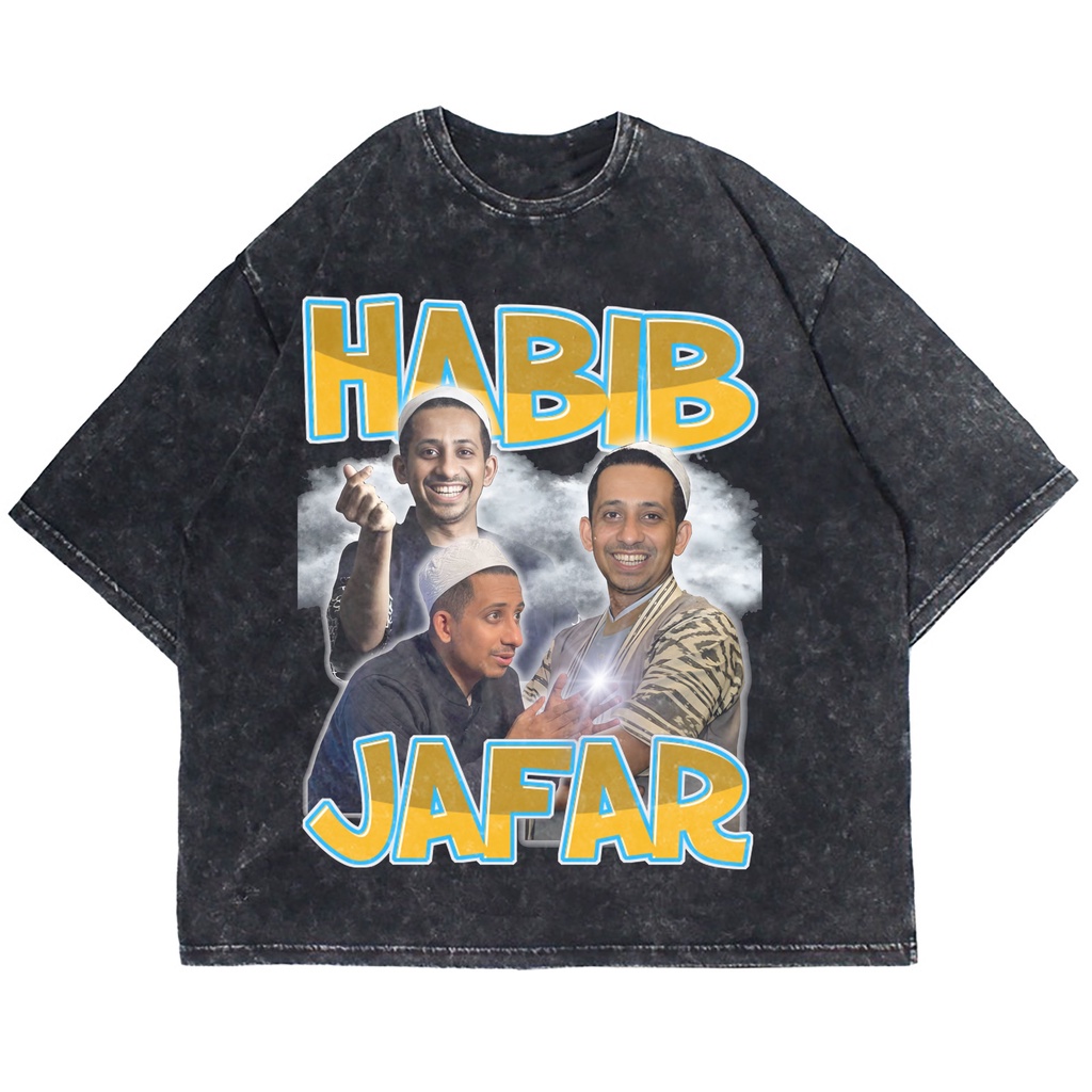Patternmerch "Habib Jafar" Oversize T-shirt | washed tee | kaos habib vintage