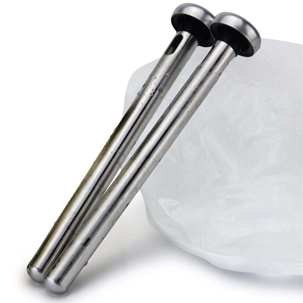 2 Pcs Whiskey Wine Beer Pendingin Es Loli Stainless Steel Minum Fisik Pendingin Bar Alat