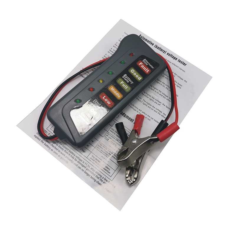 ELS Tester Baterai Digital Diagnostik Mobil 12V 6 LED - AHX-009 ( Mughnii )