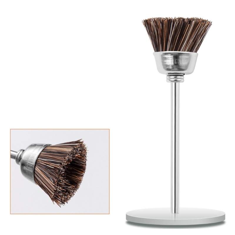 Siy Kuas Pembersih Mata Bor Nail Art Kawat Tembaga Clean Brush Kepala Bor Kuku Clean Brush Nail Art Tools Untuk Nail Salo