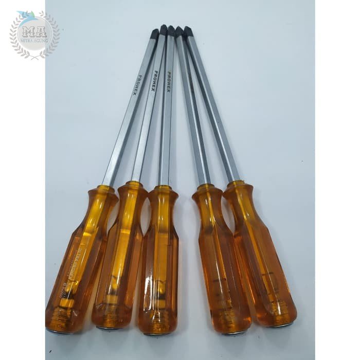Grip On Prohex Obeng Ketok Transparan 8 Inchi Plus ( + ) Screwdriver