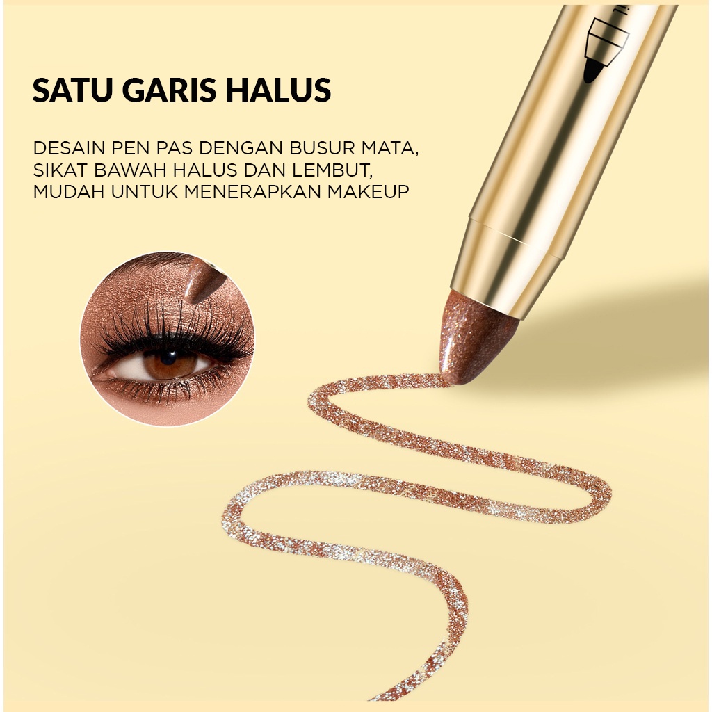 SicosLAB | Cream Shimmer Single Eyeshadow Crayon/ Eyeshadow Gliter/ Eyeshadow Beauty Glazed/ Eyeshadow stik stickMurah