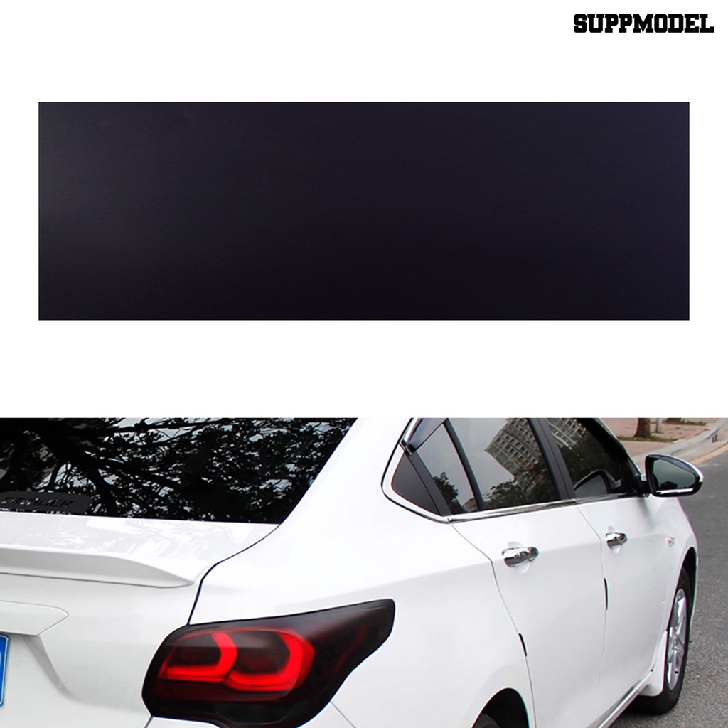 [SM Auto] Lampu Belakang Film Matte Black Color Changing Vinyl Window Heat Insulation Lamp Tinting Film Roll Untuk Mobil