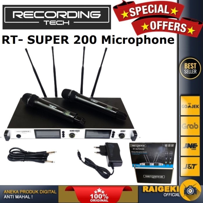 Recording Tech RT Super 200 Super200 Wireless Microphone