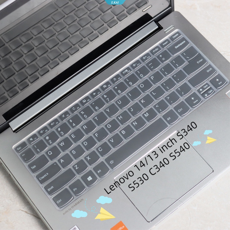 LENOVO 1pcs Cover Pelindung Keyboard Film Ultra-Tipis Tahan Air Dan Debu Dapat Dilepas Dan Dicuci Untuk Model Lenovo14 /13Inci S340 S530 C340 S540 Film Keyboard Komputer [ZK]