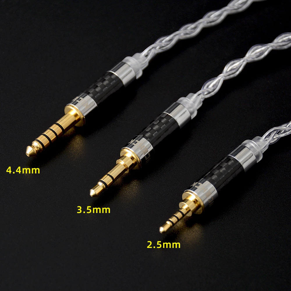 Nicehck LitzPS 4N Litz Kabel Upgrade Earphone Perak Murni 3.5/2.5/4.4mm MMCX/NX7 Pro/QDC/0.78mm 2Pin Untuk DB3 T4 T2 ST-10s