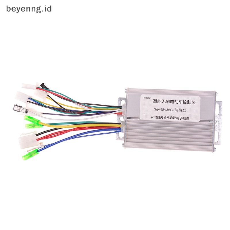 Beyen 36v/48v 350w dc Sepeda Listrik e-bike scooter brushless motor dc controller ID