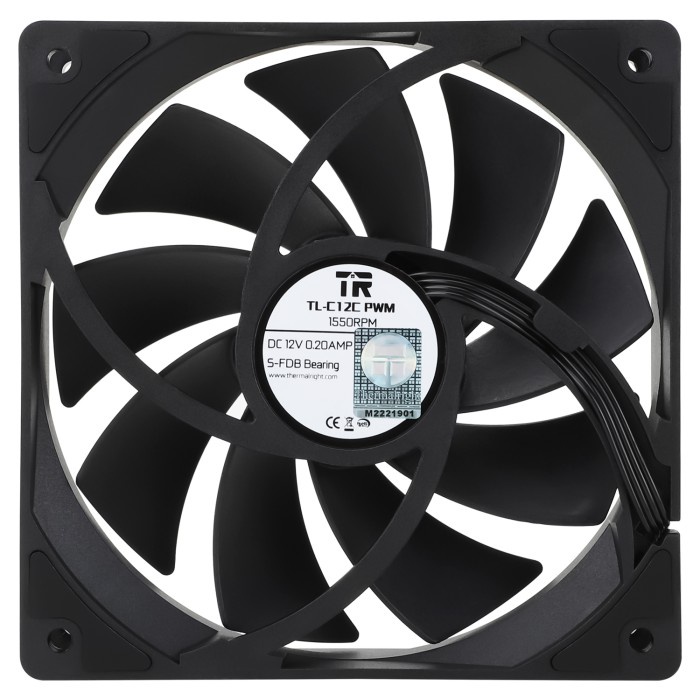 THERMALRIGHT TL-C12C 120mm PWM FAN (BULK PACKAGE)