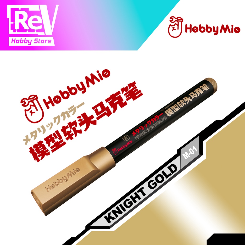 HOBBY MIO METALLIC MARKER KNIGHT GOLD M01