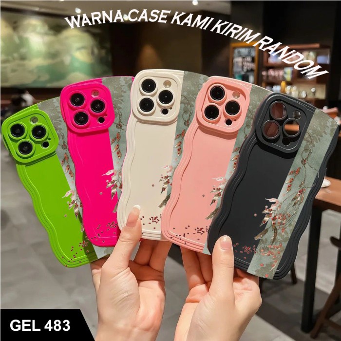 CASE TPU GELOMBANG MOTIF XIAOMI REDMI 12C 11A REDMI NOTE 12 4G REDMI NOTE 12 5G