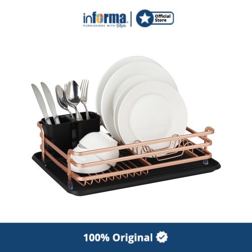 Shelby Rak Piring - Gold