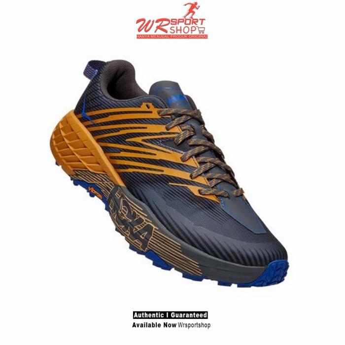 Hoka One One Speedgoat 4 Mens Trail Running - Castlerock/Golden Yellow