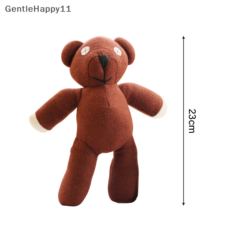 Gentlehappy 23 cm Mr Bean Teddy Bear Animal Boneka Mainan Mewah Lembut Kartun Coklat Figure Boneka id