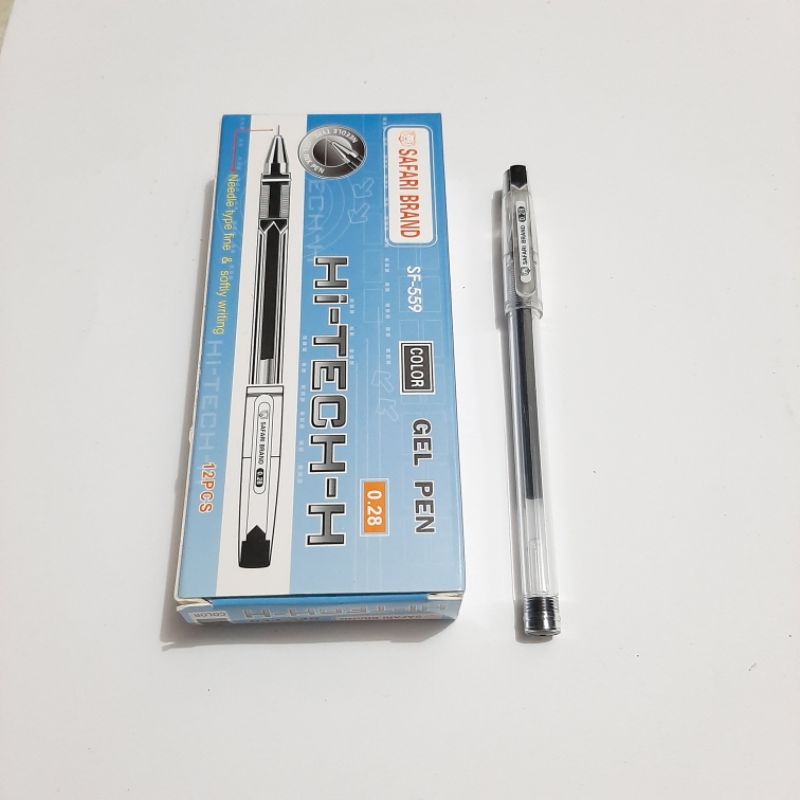 

PULPEN / BOLPOIN / BOLPEN GEL PEN HITECH / HI TECH H SAFARI BRAND HITAM BIRU 2