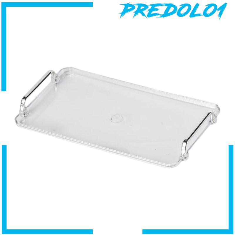 [Predolo1] Serving Tray Platter Nampan Dessert Buah Elegan Untuk Dessert Dresser Kamar Mandi