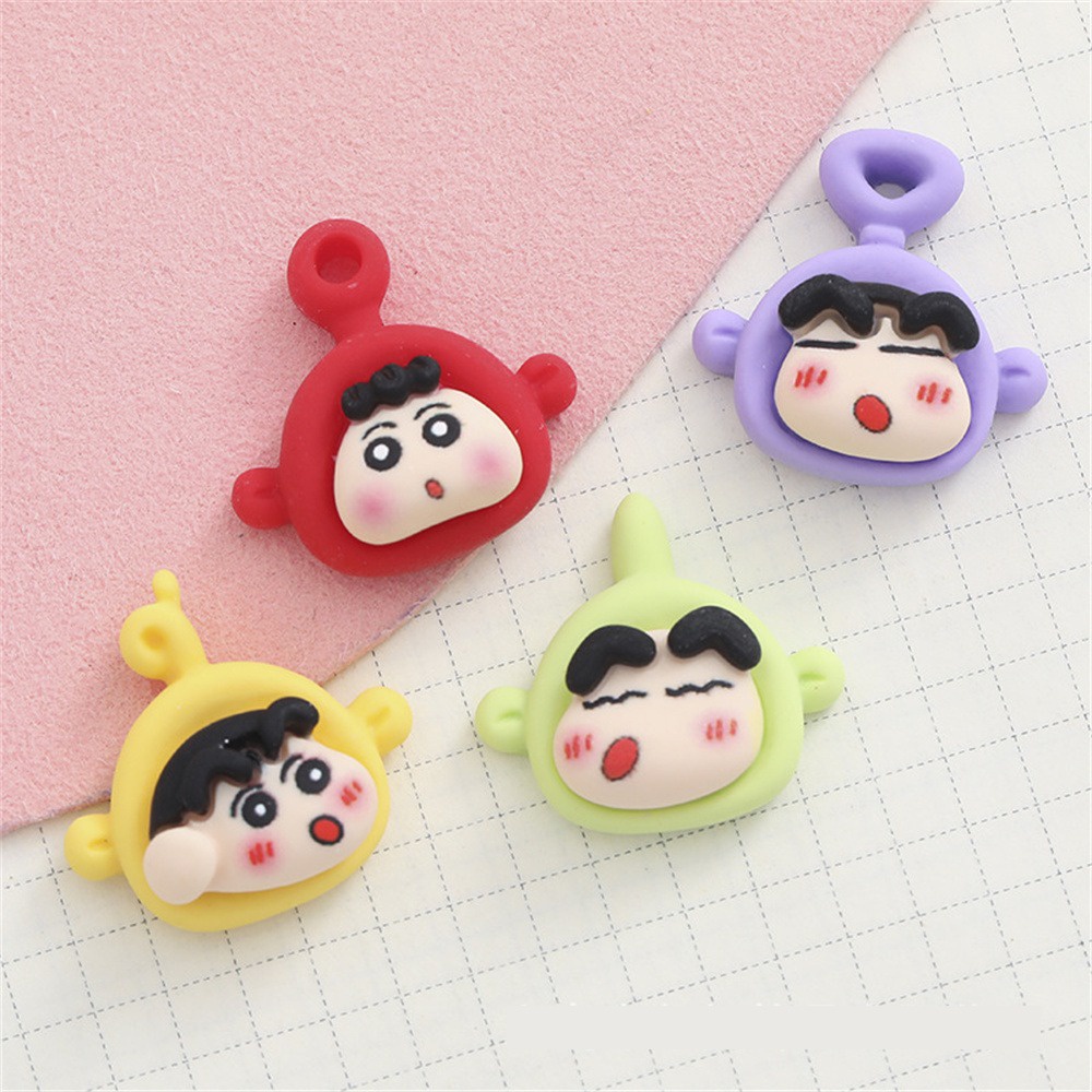 Aksesori Bayi Diy Antena Chin-chan Crayon Hiasan Cangkir Casing Ponsel Aksesori Klip Rambut Buatan Rumah untuk Hadiah Anak-anak Teman