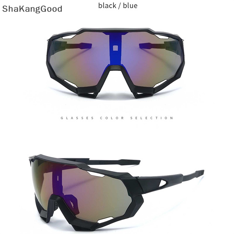 Skid Pria Sepeda Kacamata Lensa Polarized Bersepeda Kacamata Olahraga Eyewear SKK