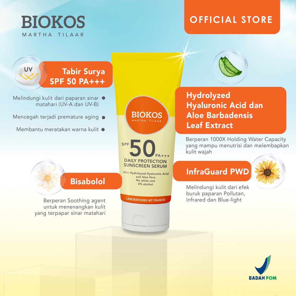 ★ BB ★ Biokos Daily Protection Sunscreen Serum SPF50 PA+++