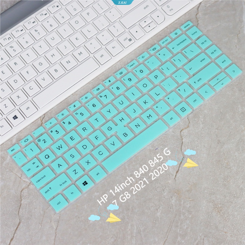 Pelindung Keyboard Komputer Bahan Silikon Full Coverage Tahan Air Dan Debu Untuk HP 14inch 840 845 G7 G8 2021 2020 Lembut Dan Nyaman Slim Film Keyboard Komputer [ZK]