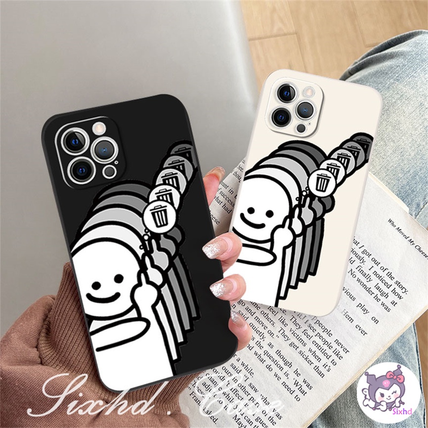 Redmi 12C 10C 10A 9C Note 12 11 11s 12 10 9 8Pro 9T 9A 9 A1 A1+Xiaomi 11Lite 13 12 11T Poco F4 F3 X3Pro NFC Menyenangkan Orang Sederhana Couple Silicon Phone Case Lembut Jatuh Perlindungan Cover