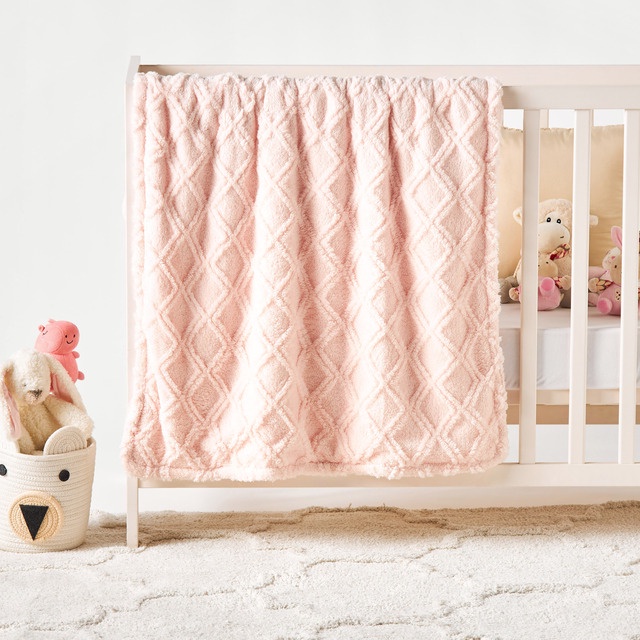 Babyshop Juniors Textured Baby Blanket - 76X102 Cms