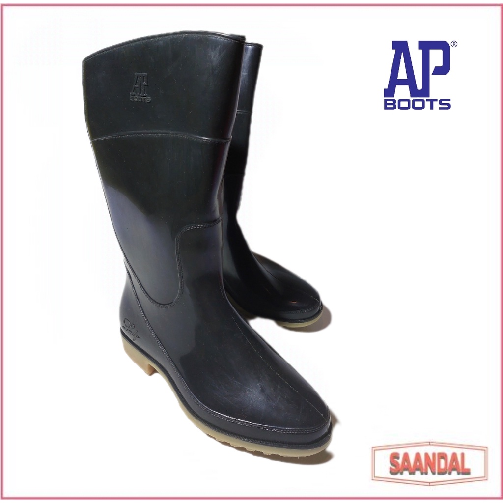 Sepatu Safety AP Boots Tinggi AP Lady Series Biru Merah Hitam