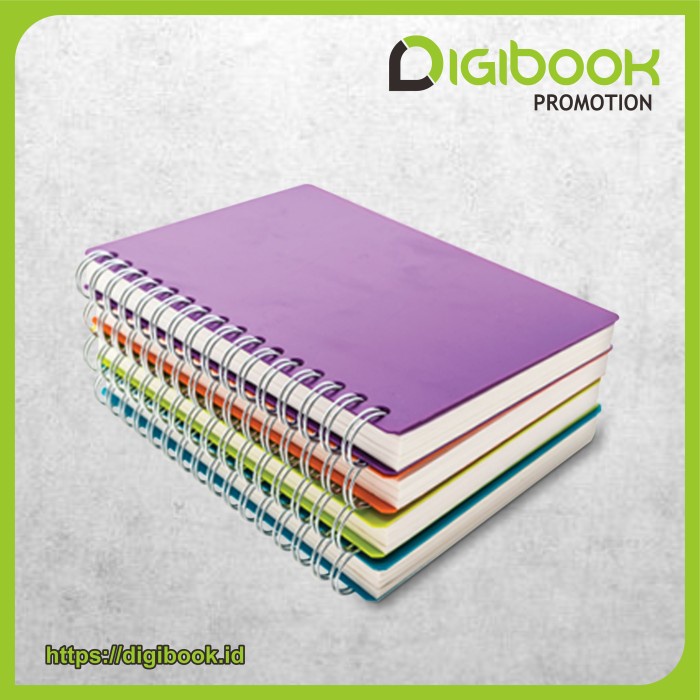 

Notebook A6 Custom Softcover Ring untuk Seminar Kit - Isi 75 Lembar