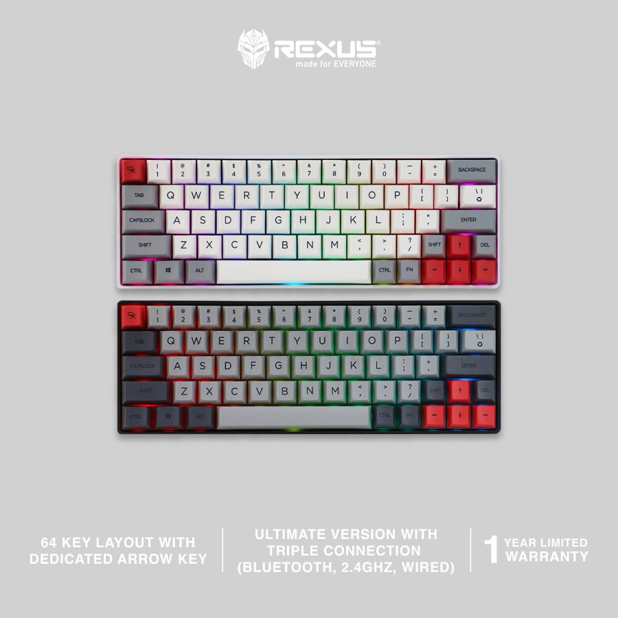 Rexus DAXA M64 Ultimate Wireless Mechanical Gaming Keyboard