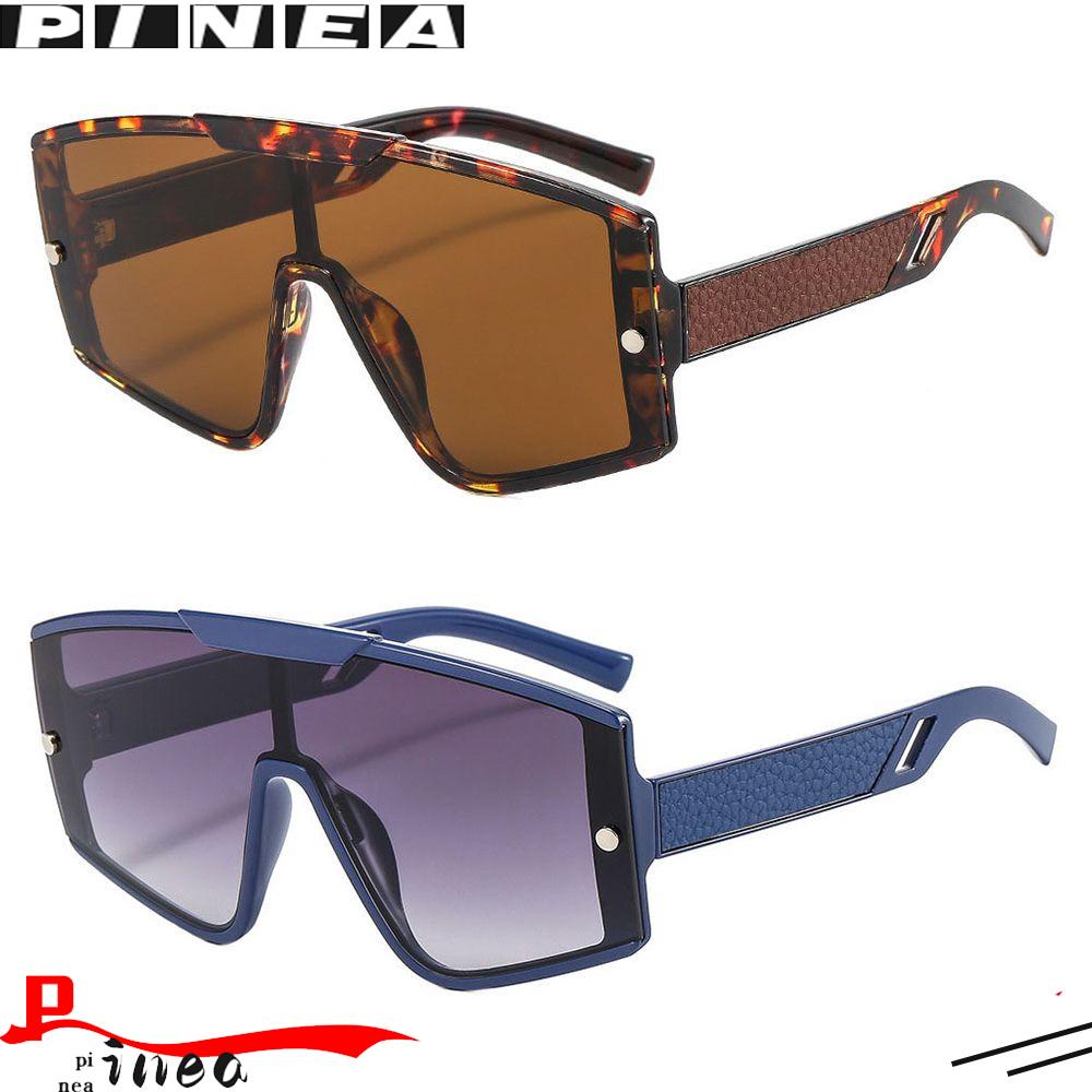 Nanas One-piece Sunglasses Eyewear Oversized Hip Hop Pria Shades