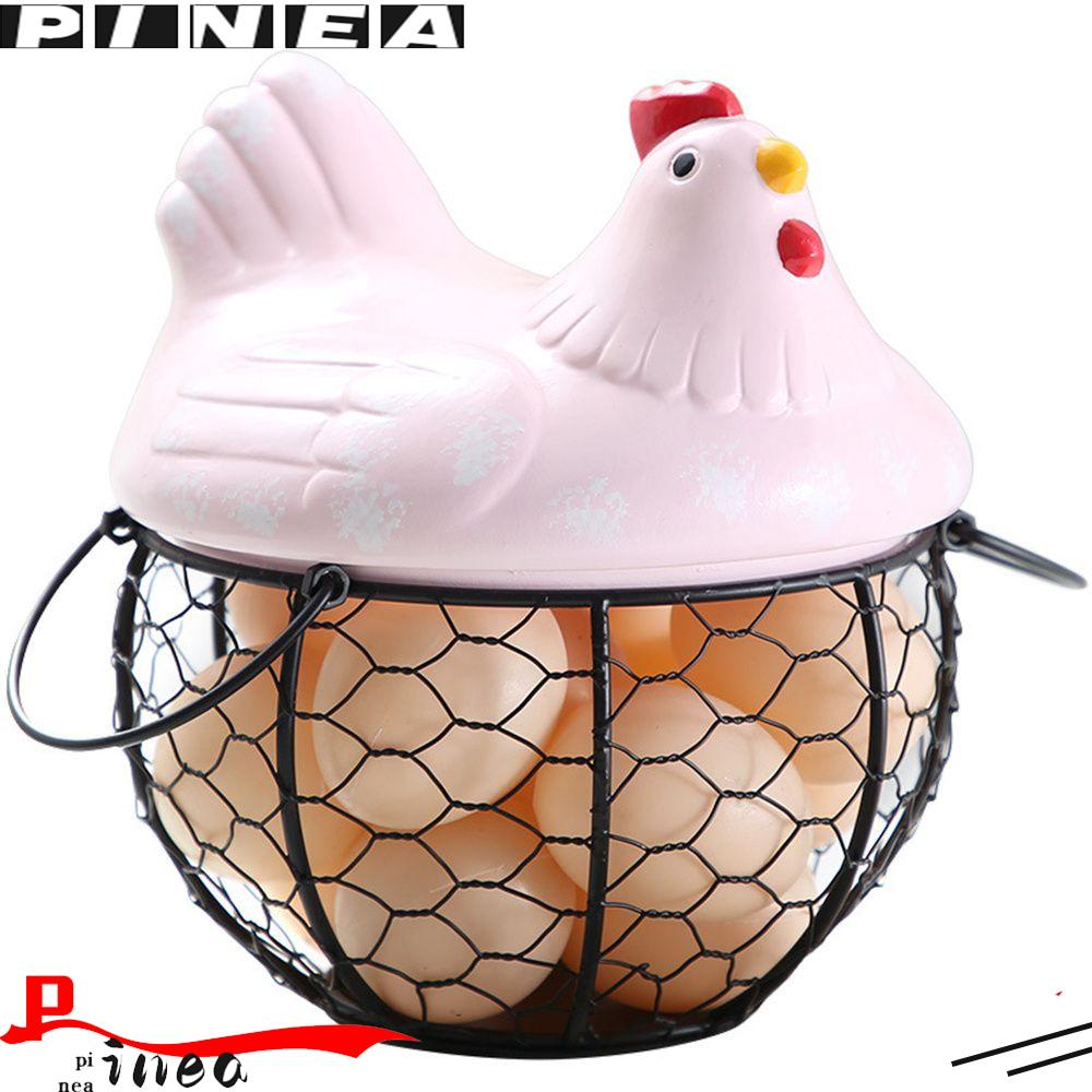 Keranjang Penyimpanan Telur Nanas Tray Telur Ayam Keramik Tahan Lama