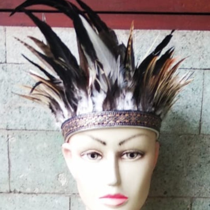 Mahkota Bulu kepala / Aksesoris Rambut - Putih