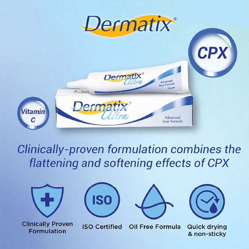 Dermatik Ultra / Dermatic / Dermatix Ultra 15Gr Cream Krim Penghilang Bekas Luka 15 gr