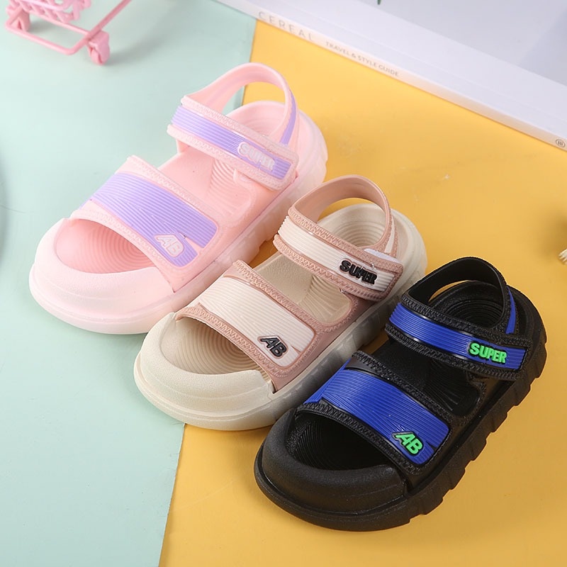 GLORYKIDZ 23SH21109 Sepatu Sendal Gunung Anak Perempuan dan Laki Laki Sandal Anak Karet Jelly 1 Tahun - 8 Tahun Kasual Sehari Hari dengan sol lembut Size 21-35