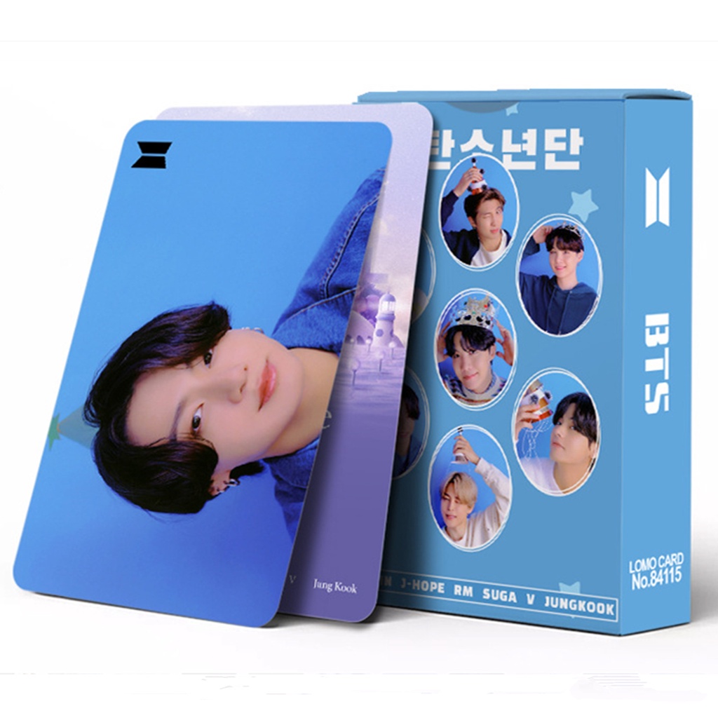 60pcs/box BT-S Photocard Album JIN V JIMIN SUGA JK J-HOPE RM Lomo Kartu Bangtan Boys Kpop Postcards